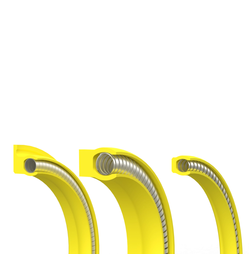 HELICAL SPRING SEALS IN A VARIETY OF ENGINEERED DESIGNS