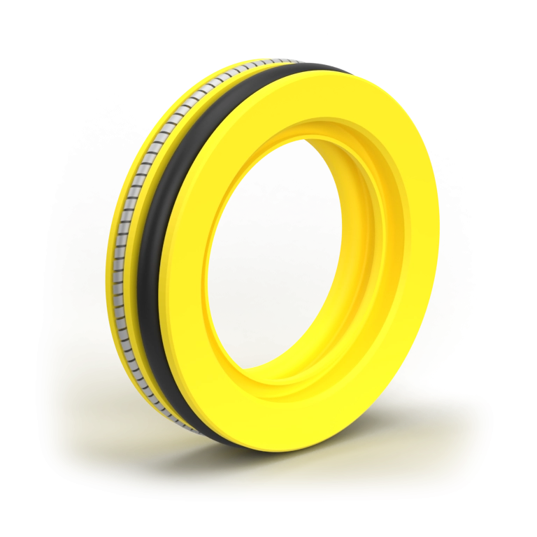 Rotary Lip Seal with Static O Rign and Helical Spring